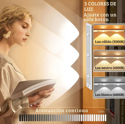 Luz LED Inteligente con Sensor de Movimiento (40 cm)
