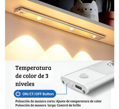 Luz LED Inteligente con Sensor de Movimiento (40 cm)